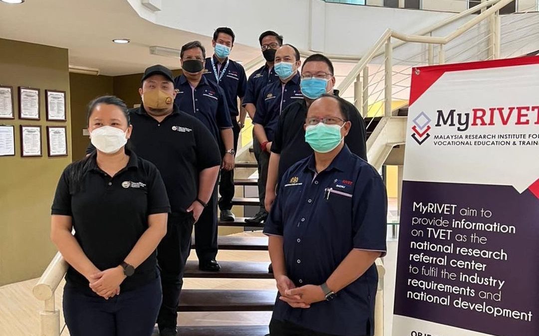 Lawatan kerja delegasi TEGAS Community Innovative Learning (TCIL) ke Malaysia Research Institute For Vocational Education Training (MyRIVET).