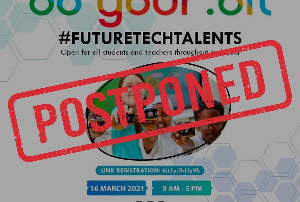 MAKLUMAN PENANGGUHAN PROGRAM DOYOUR:BIT FOR #FUTURETECHTALENTS