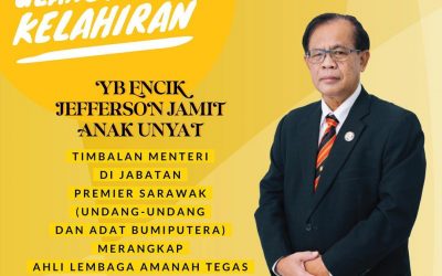 Selamat Hari Ulangtahun Kelahiran YB Encik Jefferson Jamit Anak Unyat