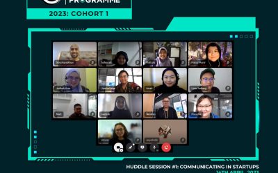 TEGAS Tech Immersion Programme 2023 Cohort 1’s First Huddle Session : Communicating in Startups