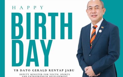 Selamat Menyambut Ulang Tahun Kelahiran, YB Dato Gerald Rentap Jabu.