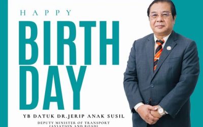 Selamat Menyambut Ulang Tahun Kelahiran YB Datuk Dr. Jerip Anak Susil