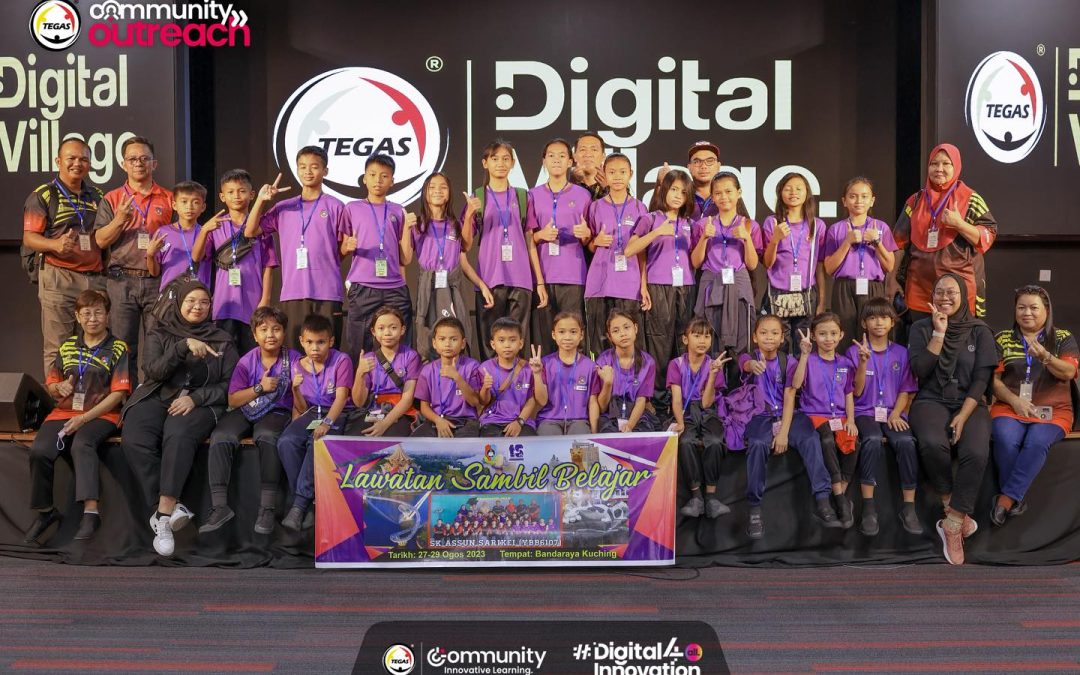 LAWATAN SK ASSUN, SARIKEI KE TEGAS DIGITAL VILLAGE
