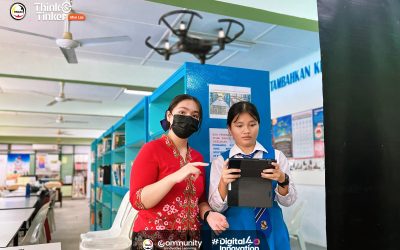 BENGKEL ASAS PENGATURCARAAN SCRATCH & PENGENDALIAN DRON TELLO, T&T MINI LAB SMK KAPIT