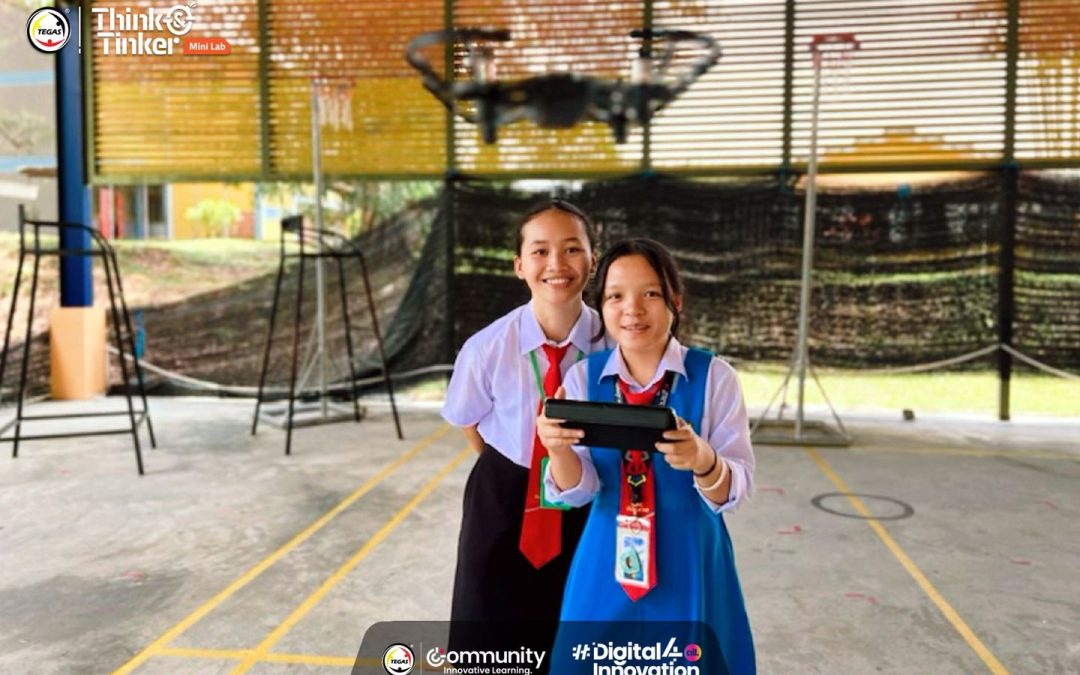 BENGKEL MODUL PENGATURCARAAN SCRATCH & PENGENDALIAN DRON TELLO T&T MINI LAB SMK ULU LAYAR