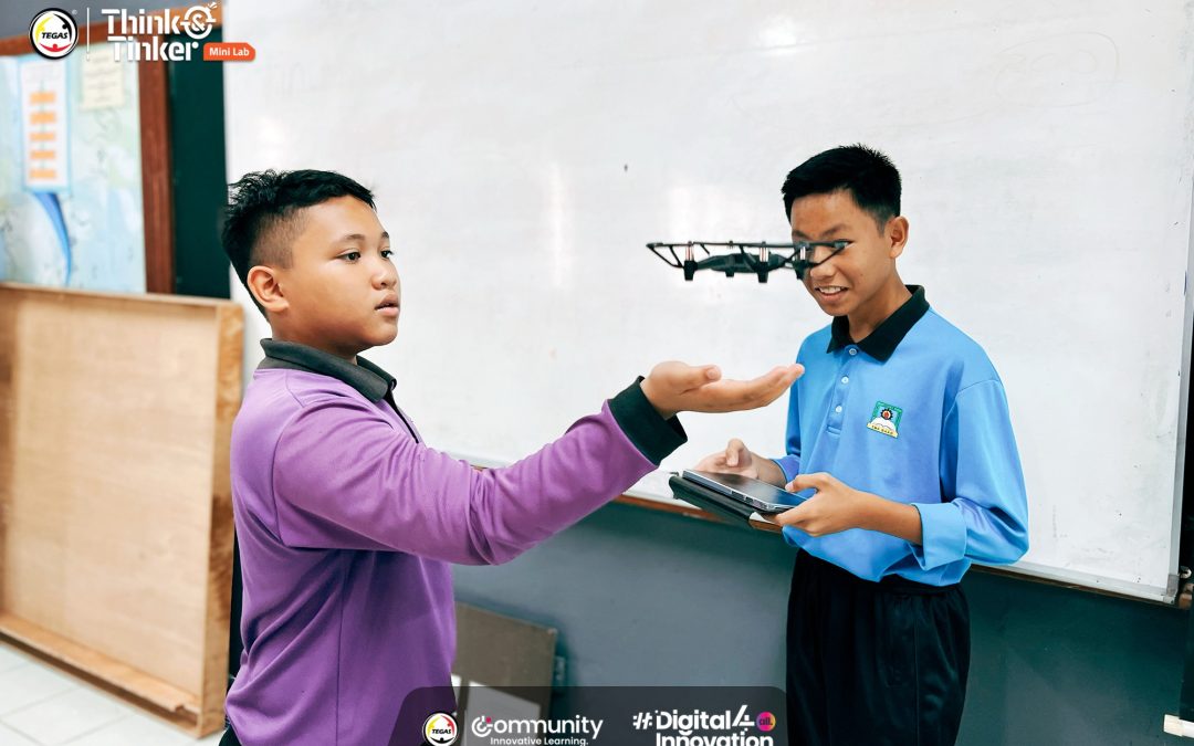 BENGKEL MODUL PENGATURCARAAN SCRATCH & PENGEDALIAN DRON TELLO T&T MINI LAB SMK BAKO