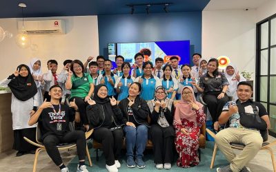 T&T Mini Lab Challenge Pusingan Pertama bersama dengan pelajar Bengkel T&T Mini Lab dari 11 sekolah.