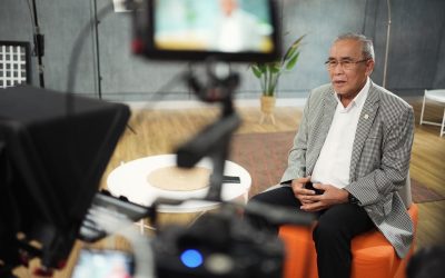 Sesi temubual dengan Pengerusi TEGAS dan Syarikat Pemula