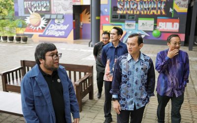 Kunjungan muhibah dari delegasi Politeknik Mukah ke TEGAS Digital Village