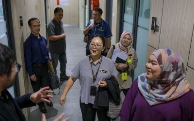 Mesyuarat yang produktif antara Lembaga Sumber Asli dan Alam Sekitar (NREB) Sarawak dan Satok Bridge Digital