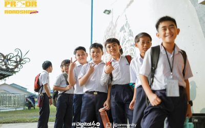 Aktiviti pagi yang memberangsangkang buat para pelajar SMK Bakun, SK Long Gang, dan SK Batu Keling