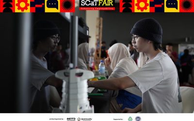 Hari pertama  Sarawak Career and Training Fair Edisi Sibu dipenuhi dengan suasana yang meriah!