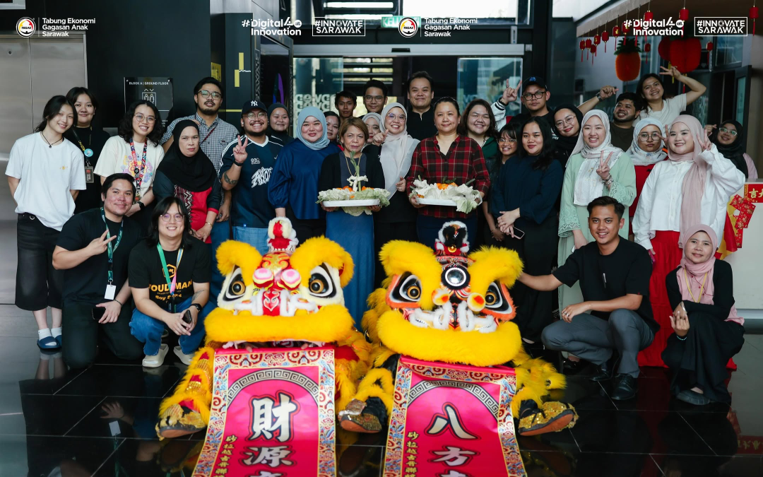 Lion Dance Ignites Unity at TEGAS Digital Village